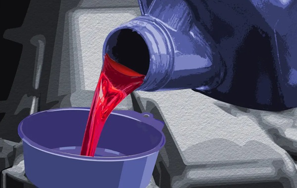 Transmission Fluid in a Semi-Truck 